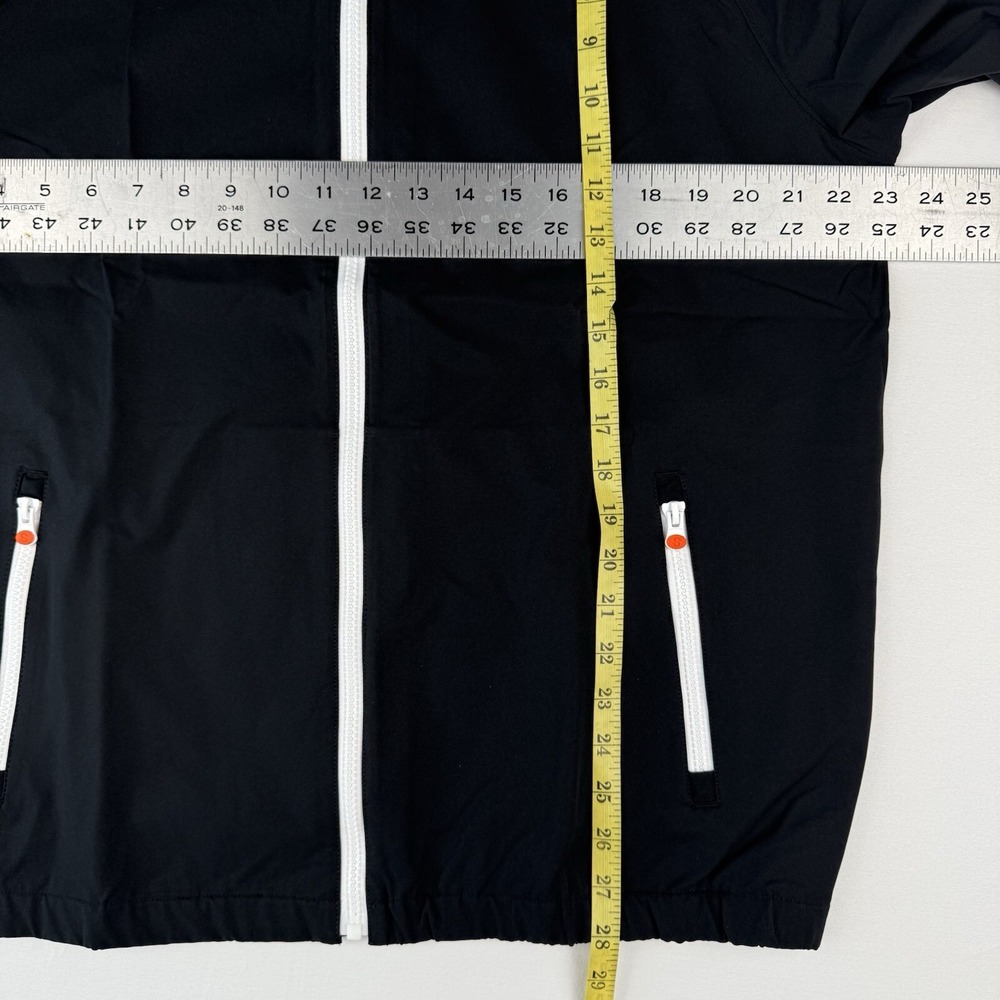 SWIMS‎ Men's Large Tarifa Windbreaker Lightweight Jacket Raincoat Black NWT $275 - Picture 6 of 7
